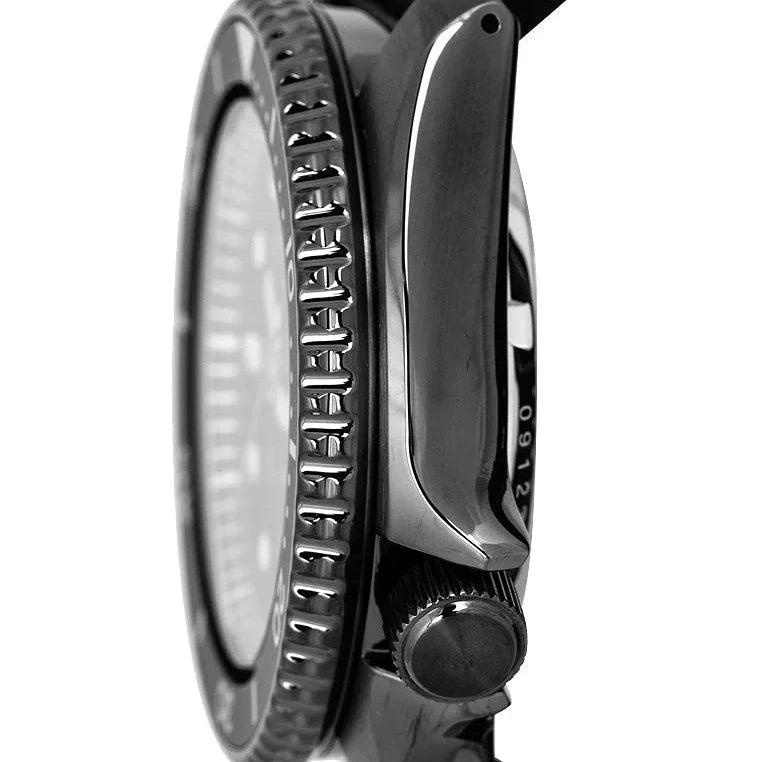 Seiko 5 Sport Automatic Black Dial Black Silicone Strap Watch For Men - SRPD65K3 wholesalehk.shop