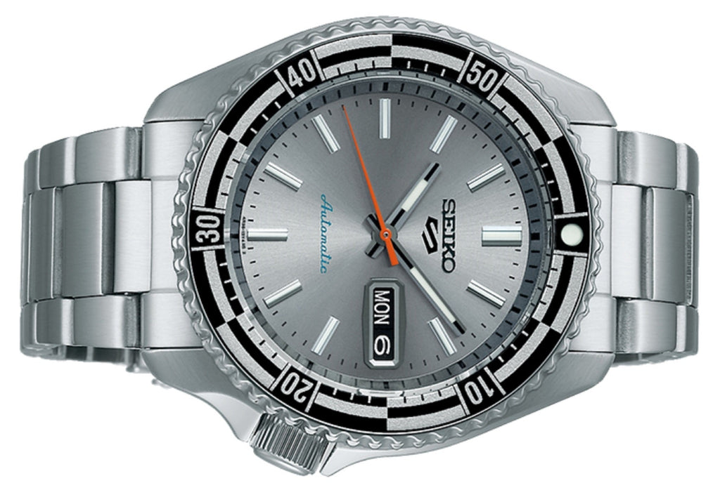 Seiko 5 Sports Special Edition Silver Dial Silver Steel Strap Watch For Men - SRPK09K1 wholesalehk.shop