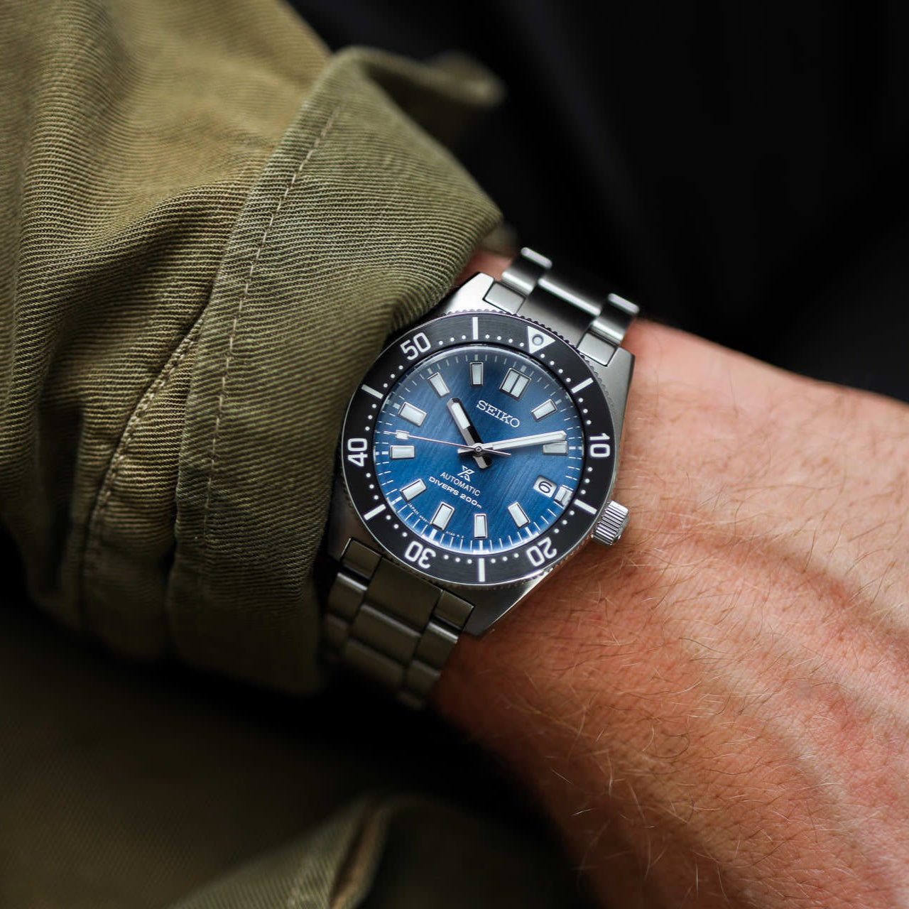 Seiko Prospex Glacier Save the Ocean Green Dial Silver Steel Strap Watch For Men - SPB297J1 wholesalehk.shop