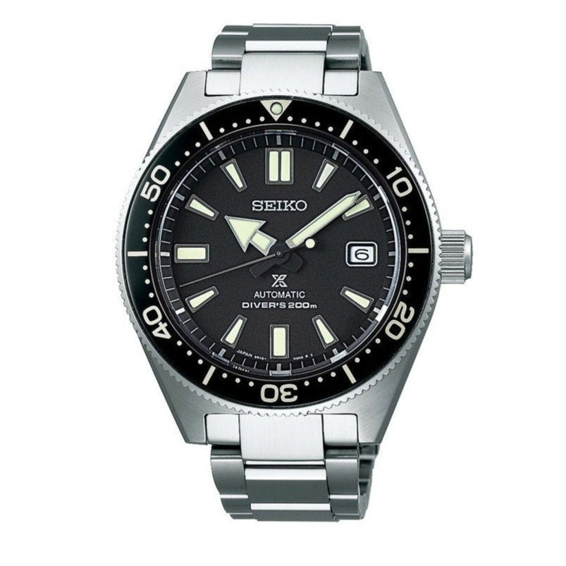 Seiko Prospex Automatic Diver Black Dial Silver Steel Strap Watch For Men - SPB051J1 wholesalehk.shop