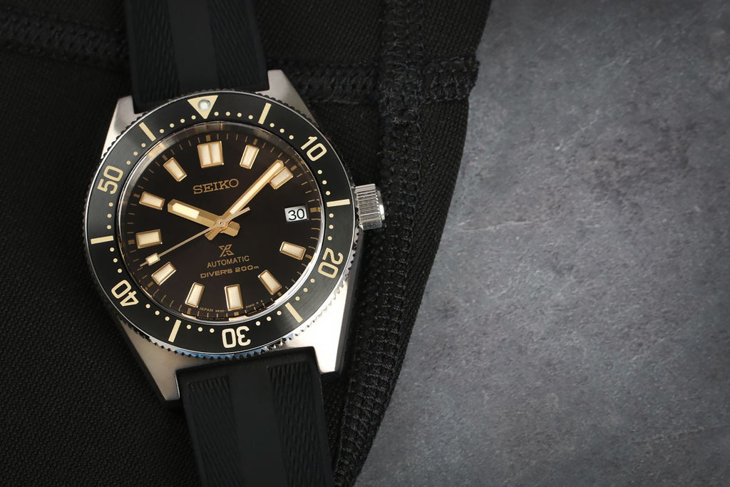 Seiko Prospex 1965 Diver's Modern Re-Interpretation Automatic Brown Dial Black Rubber Strap Watch For Men - SPB147J1 wholesalehk.shop