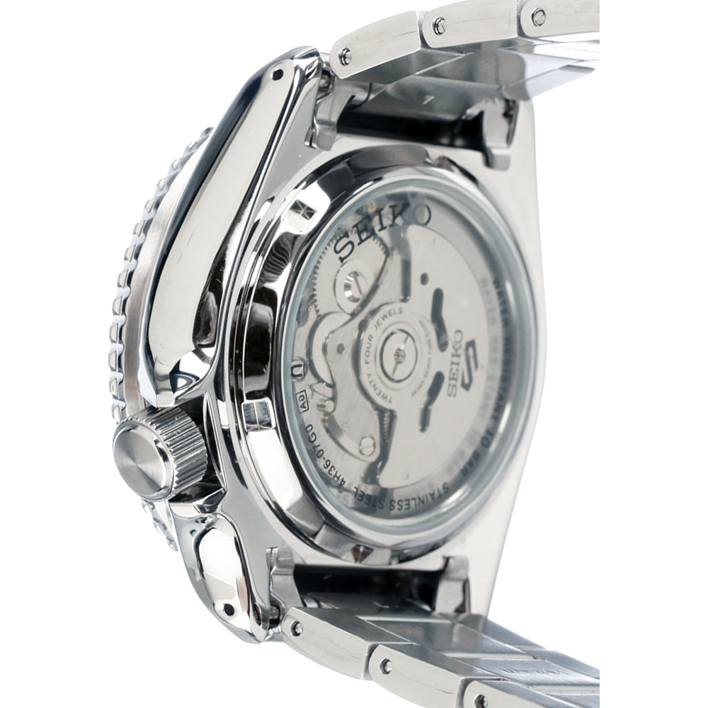 Seiko 5 Sports Automatic Analog Blue Dial Silver Steel Strap Watch For Men - SRPD51K1 wholesalehk.shop