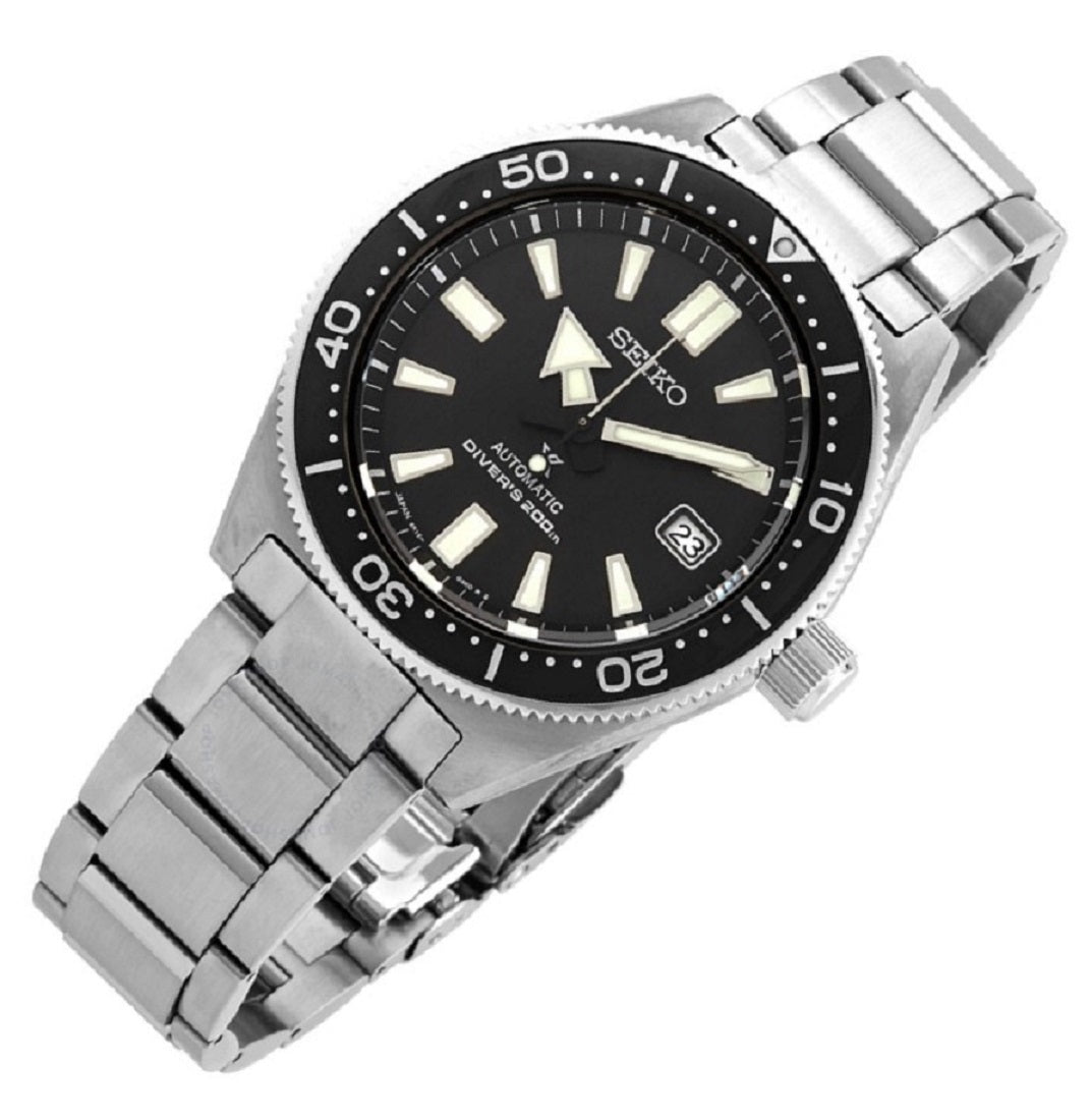 Seiko Prospex Automatic Diver Black Dial Silver Steel Strap Watch For Men - SPB051J1 wholesalehk.shop