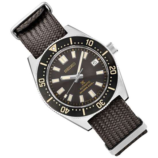 Seiko Prospex 1965 Diver’s Re-Interpretation Automatic Black Dial Brown NATO Strap Watch For Men - SPB239J1 wholesalehk.shop