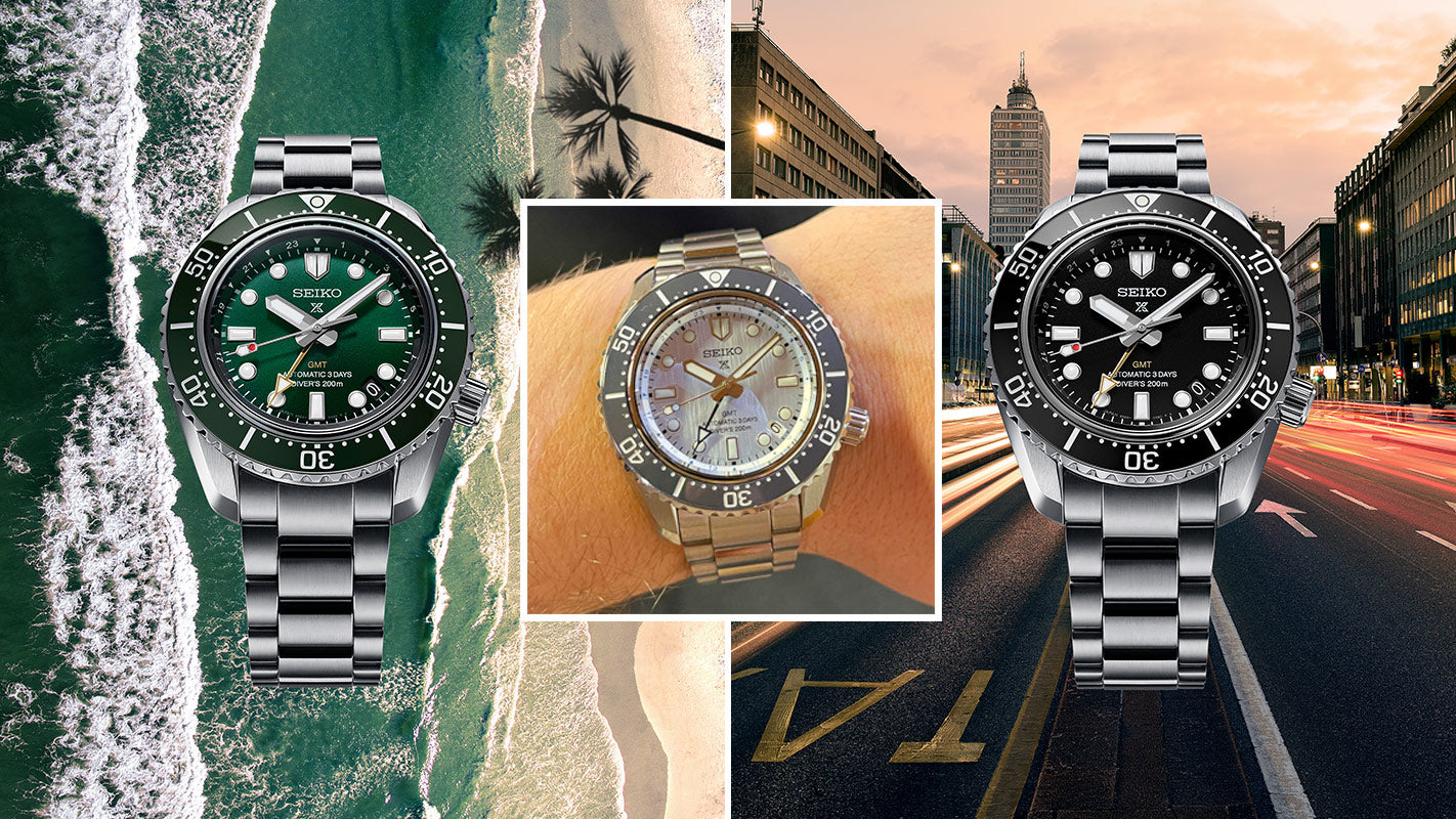 Seiko Prospex GMT Divers Automatic Marine Green Dial Silver Steel Strap Watch For Men - SPB381J1 wholesalehk.shop