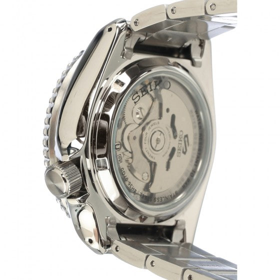 Seiko 5 Sports Automatic Green Dial Silver Steel Strap Watch For Men - SRPD61K1 wholesalehk.shop