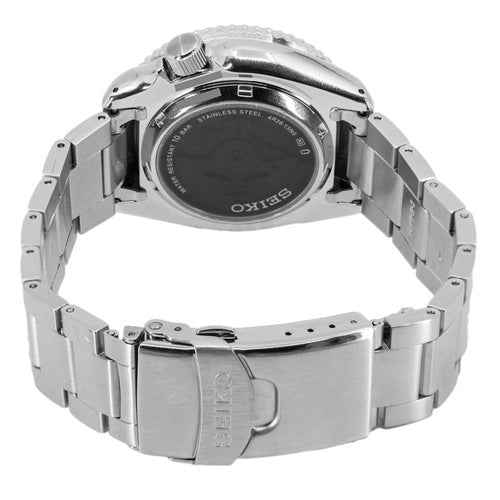 Seiko 5 Sports SKX Skeleton Green Dial Silver Steel Strap Watch For Men - SRPJ45K1 wholesalehk.shop