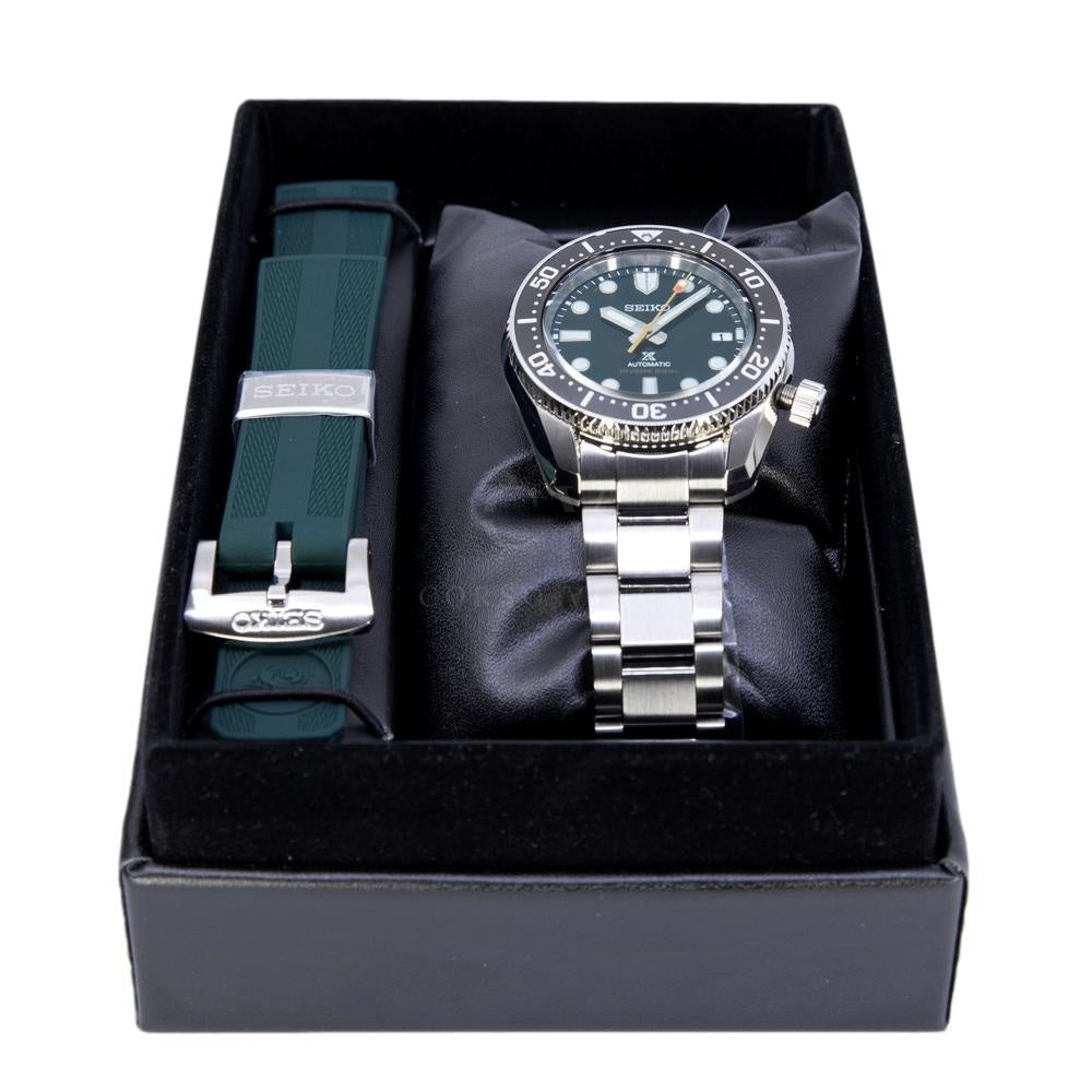 Seiko Prospex 140th Anniversary Limited Divers Green Dial Silver Steel Strap Watch For Men - SPB207J1 wholesalehk.shop