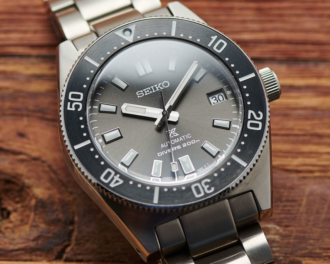 Seiko Prospex 1965 Modern Re Interpretation Automatic Black Dial Silver Steel Strap Watch For Men - SPB143J1 wholesalehk.shop