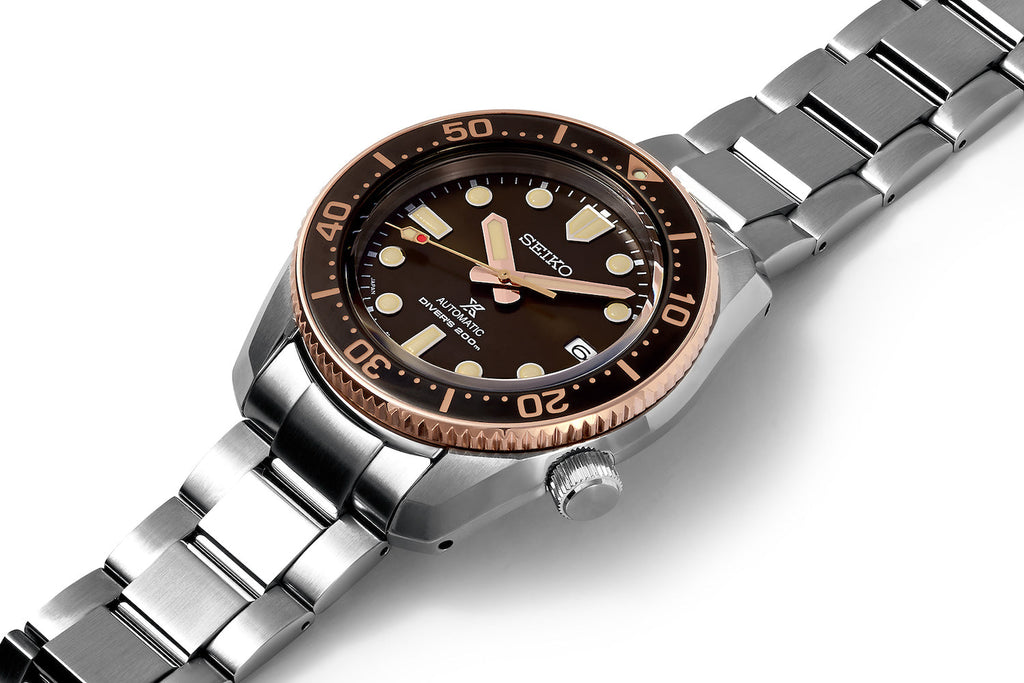Seiko Prospex Sea Diver Automatic Brown Dial Silver Steel Strap Watch For Men - SPB240J1 wholesalehk.shop
