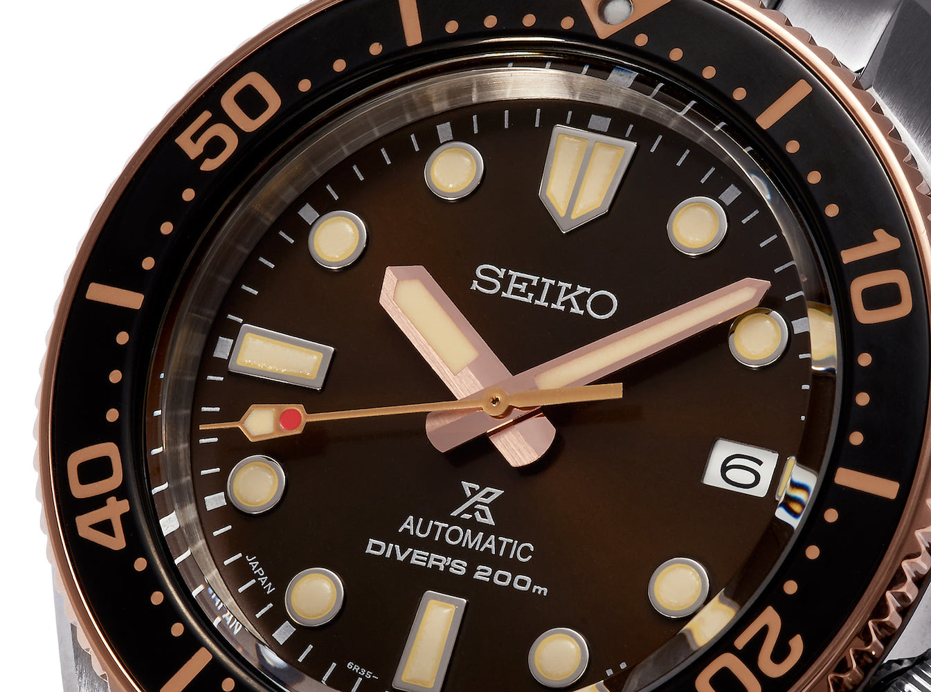 Seiko Prospex Sea Diver Automatic Brown Dial Silver Steel Strap Watch For Men - SPB240J1 wholesalehk.shop
