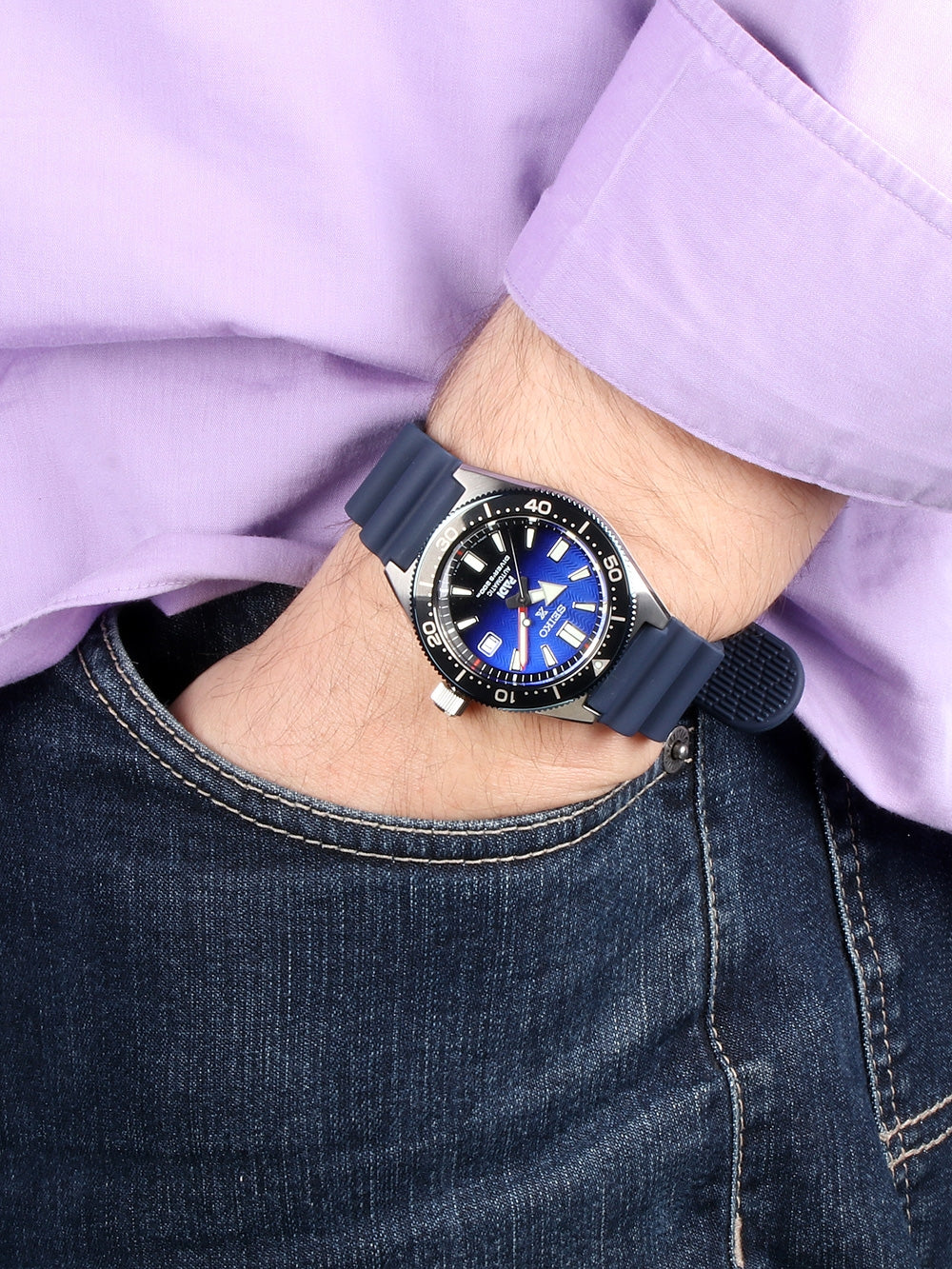 Seiko Prospex PADI Special Edition Divers 200M Blue Dial Blue Rubber Strap Watch For Men - SPB071J1 wholesalehk.shop