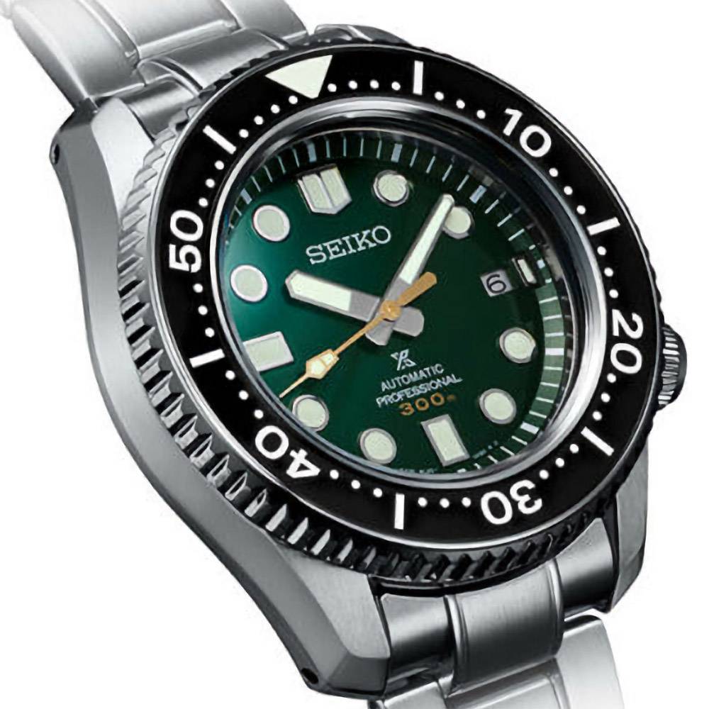 Seiko Prospex 140th Anniversary Limited Divers Green Dial Silver Steel Strap Watch For Men - SPB207J1 wholesalehk.shop