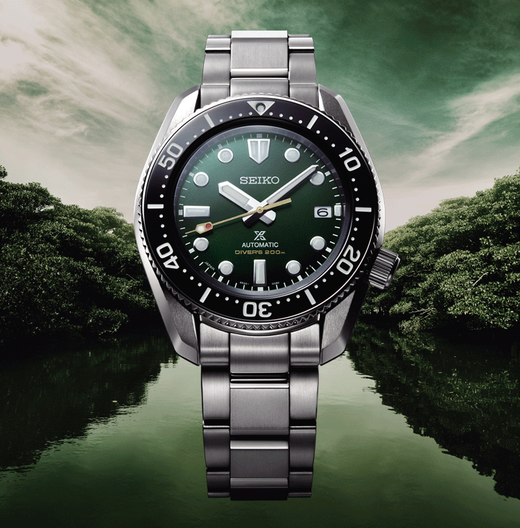 Seiko Prospex 140th Anniversary Limited Divers Green Dial Silver Steel Strap Watch For Men - SPB207J1 wholesalehk.shop
