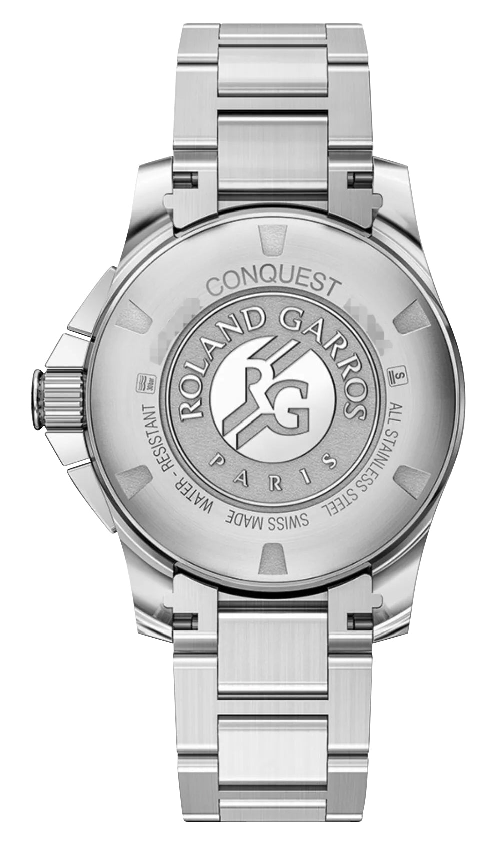 Special Edition Longines Conquest 1/100th Roland Garros Chronograph Stainless Steel Gray Dial Date Divers Quartz Mens Watch L3.700.4.79.6 wholesalehk.shop