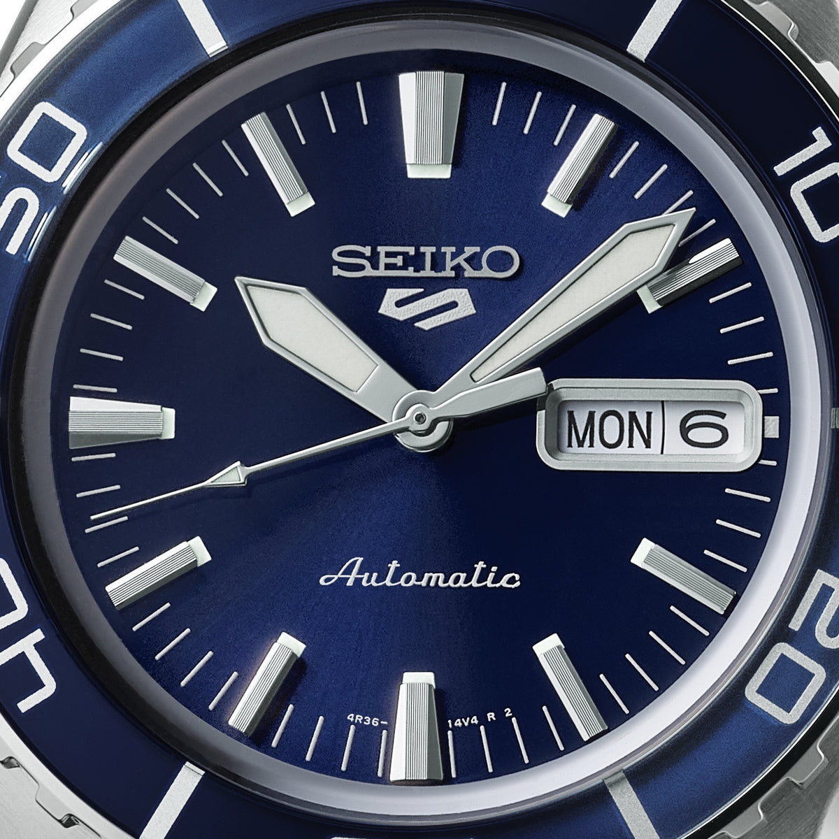 Seiko 5 Sports Automatic Blue Dial Silver Steel Strap Watch for Men - SRPK97K1 wholesalehk.shop