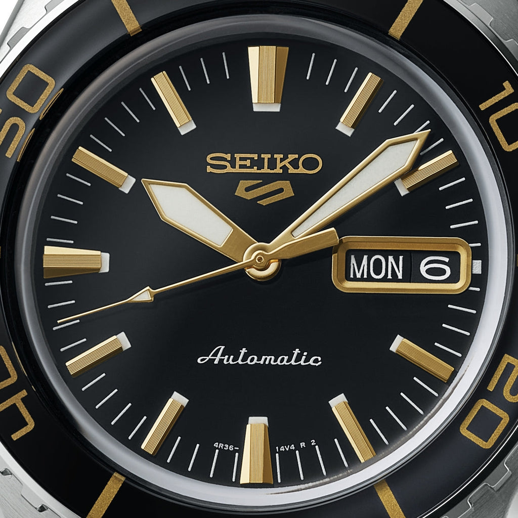 Seiko 5 Sport Automatic SKX Series Black Dial Silver Steel Strap Watch for Men - SRPK99K1 wholesalehk.shop