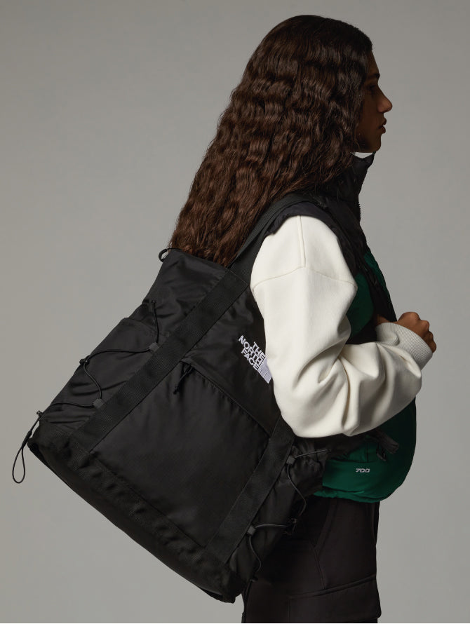 2026 New Arrival Borsa Tote in Tessuto Idrorepellente Nero wholesalehk.shop