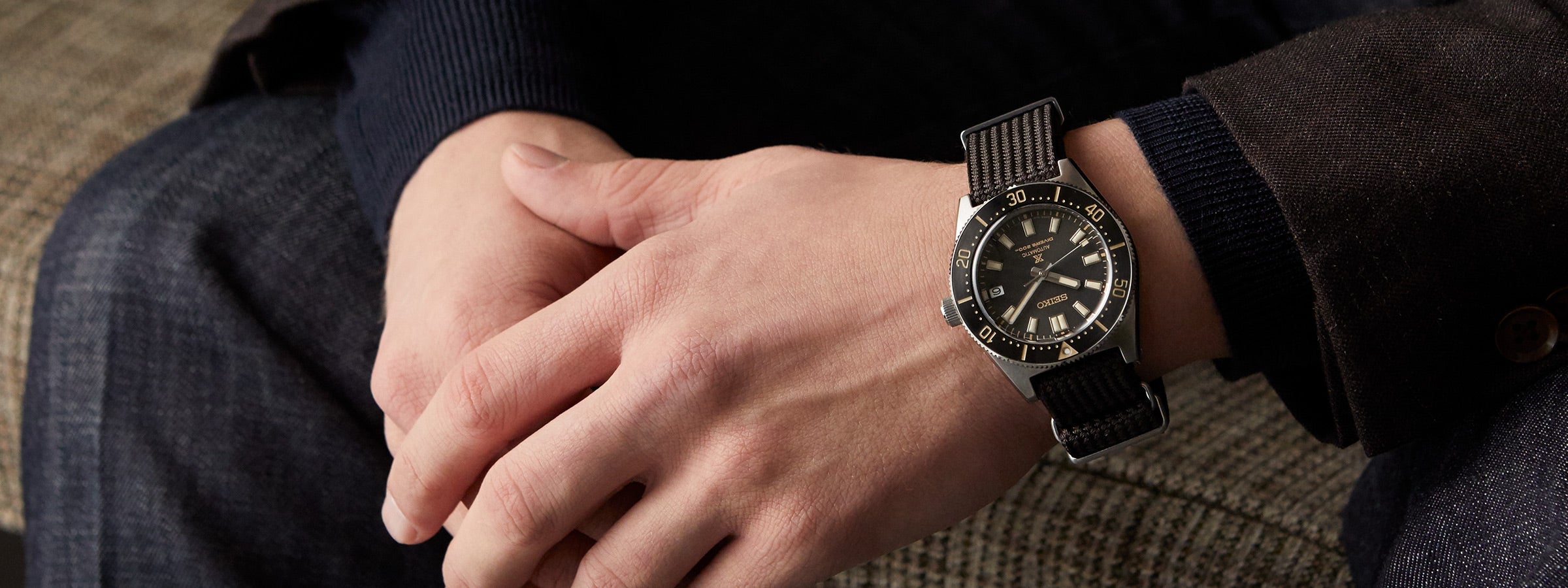 Seiko Prospex 1965 Diver’s Re-Interpretation Automatic Black Dial Brown NATO Strap Watch For Men - SPB239J1 wholesalehk.shop