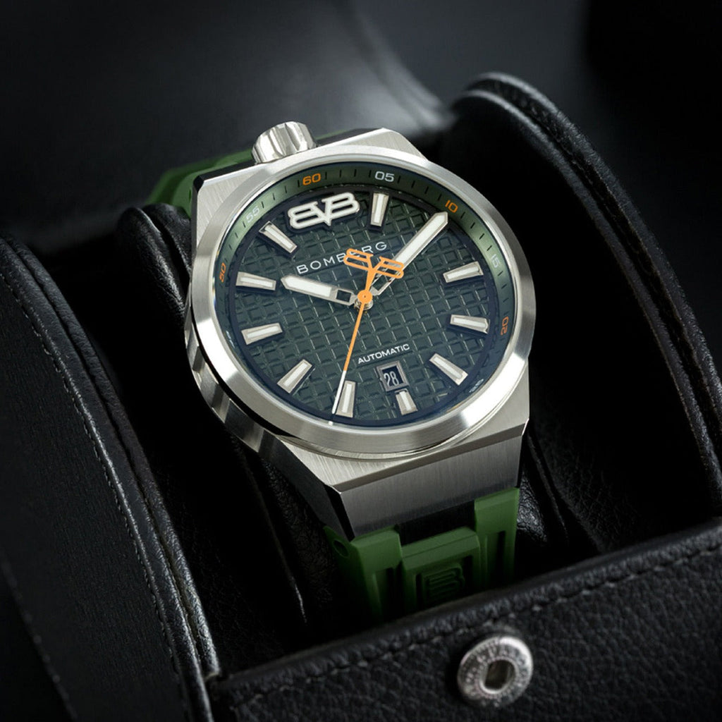 Bomberg Bolt-68 Automatic Neo Metropolis Geneva Men's Green Watch wholesalehk.shop