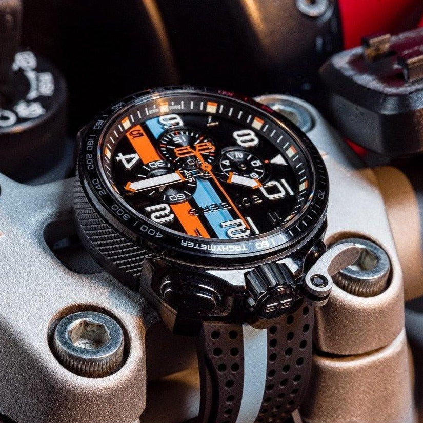 Bomberg Bolt-68 Racing Men's Blue Watch wholesalehk.shop