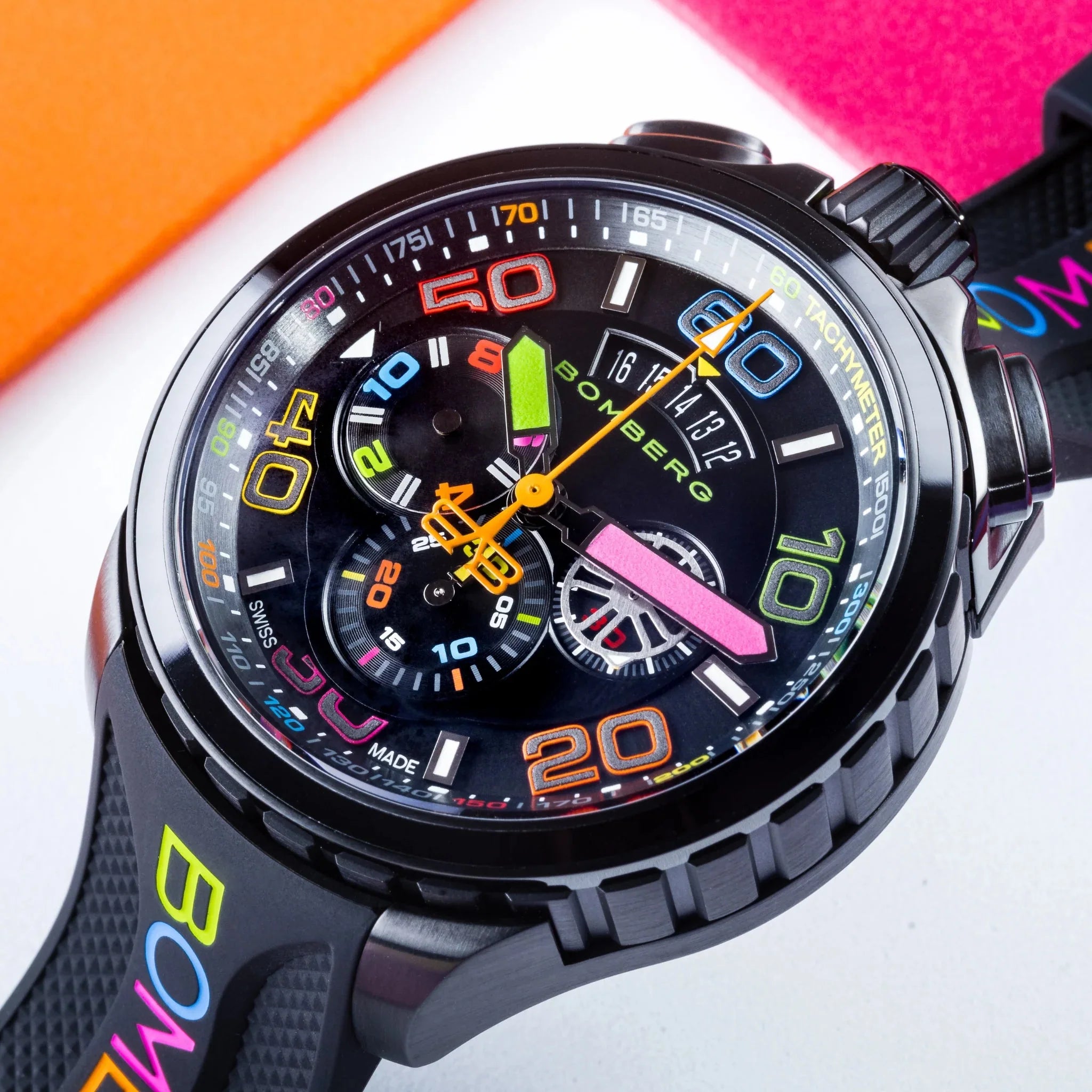 Bomberg Chroma Men's Black Watch wholesalehk.shop