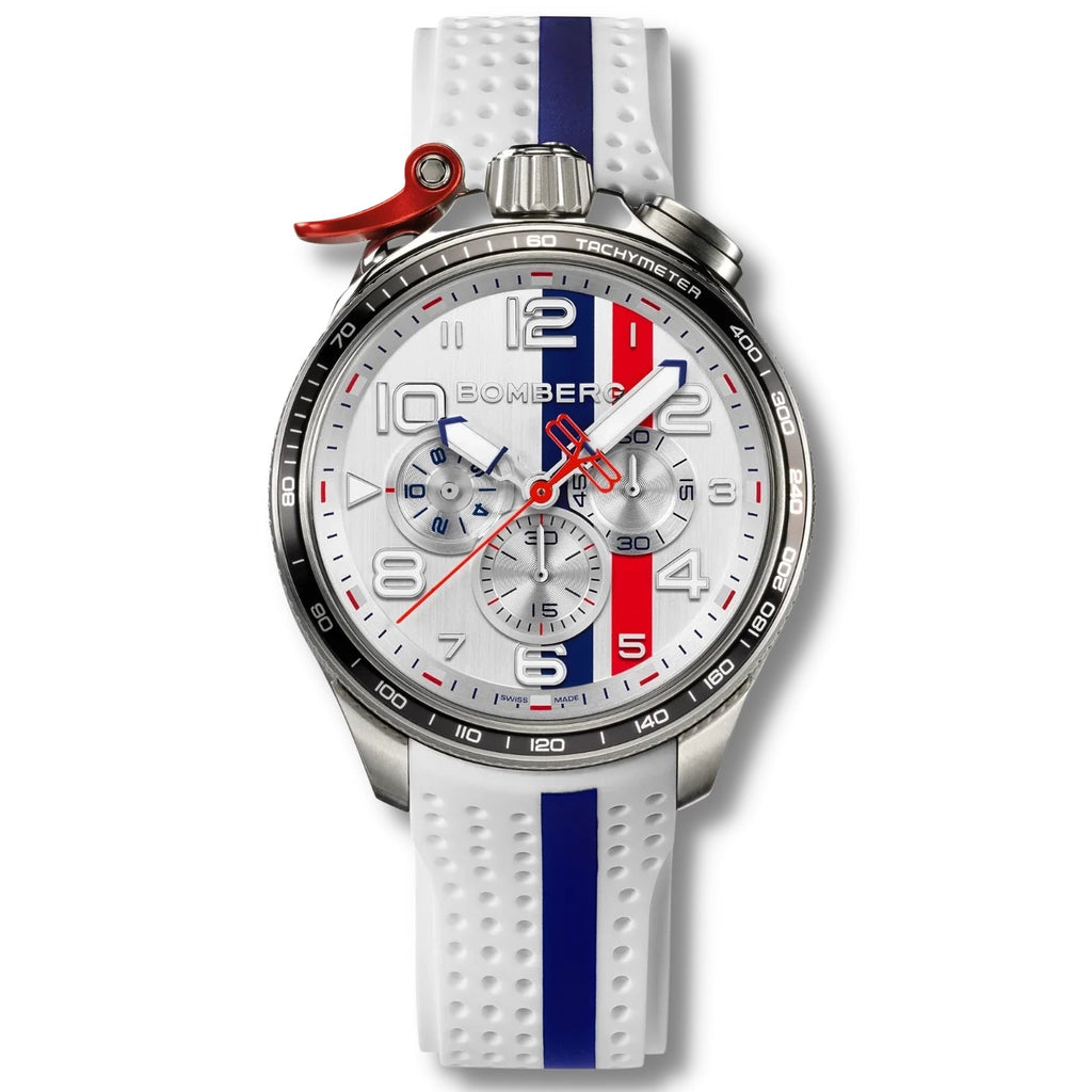 Bomberg Le Mans Men's White Watch wholesalehk.shop