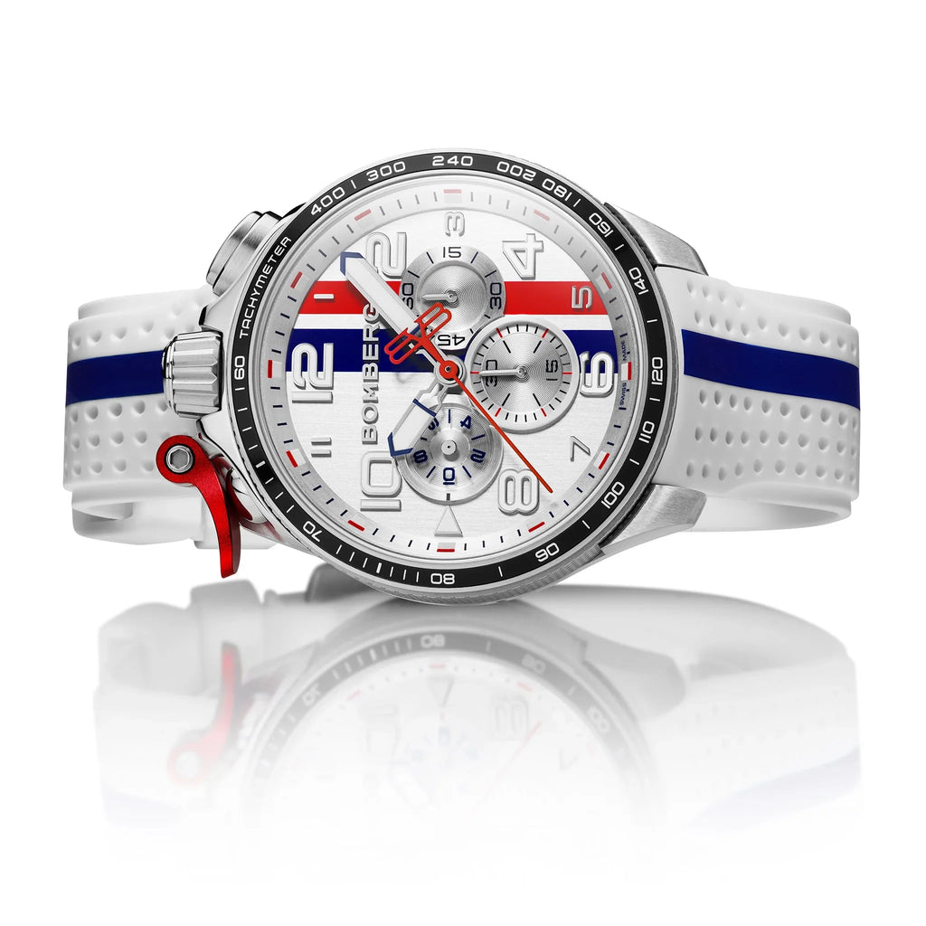 Bomberg Le Mans Men's White Watch wholesalehk.shop