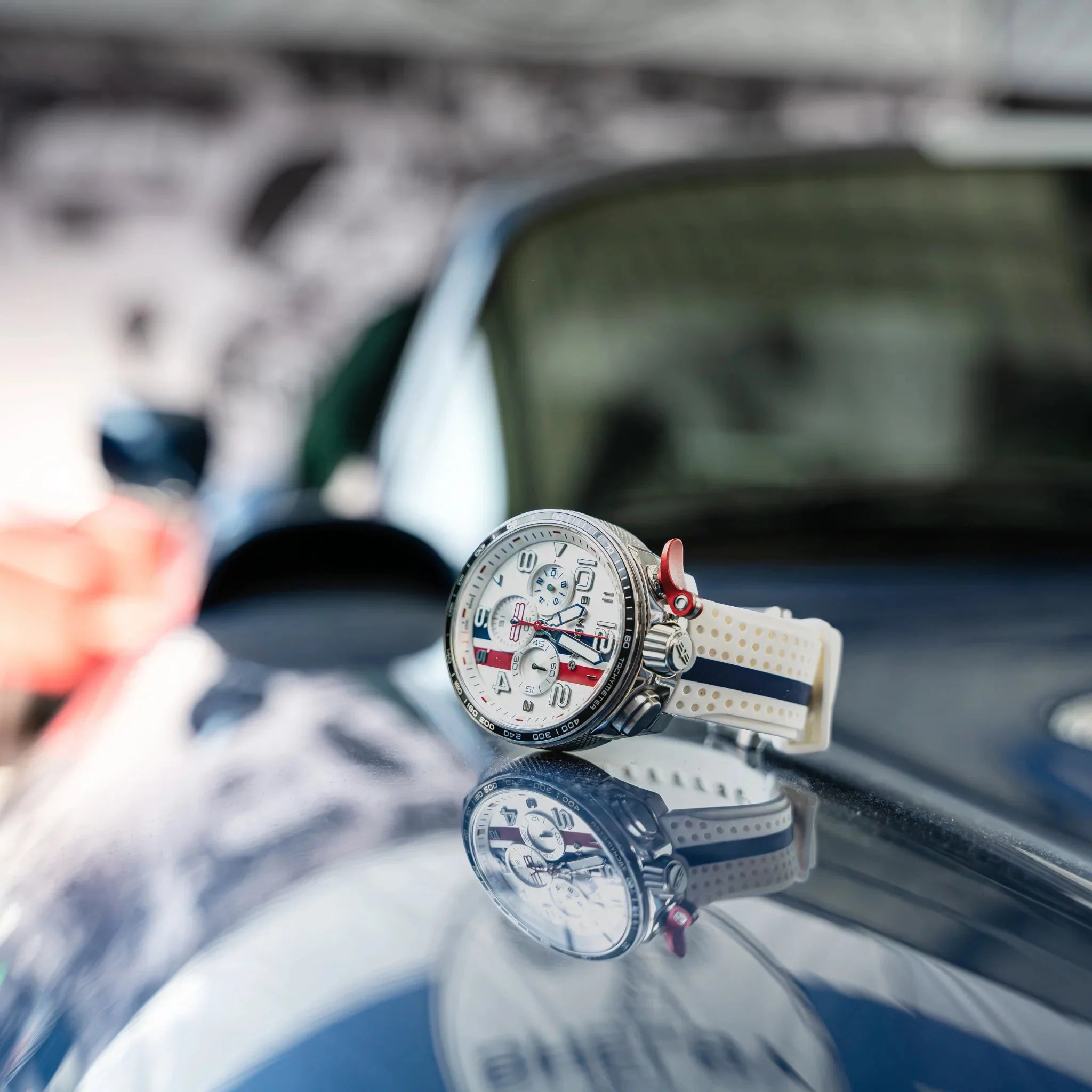 Bomberg Le Mans Men's White Watch wholesalehk.shop