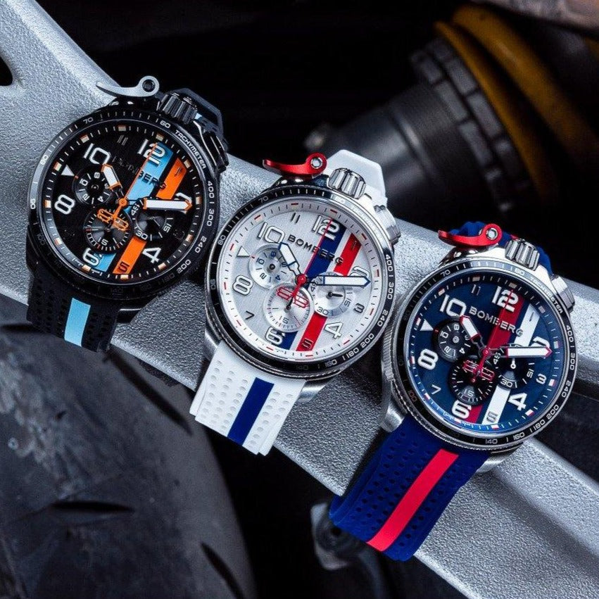 Bomberg Le Mans Men's White Watch wholesalehk.shop