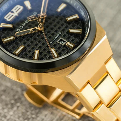 Bomberg Metropolis Shanghai Automatic Limited Edition Men's Gold Watch wholesalehk.shop