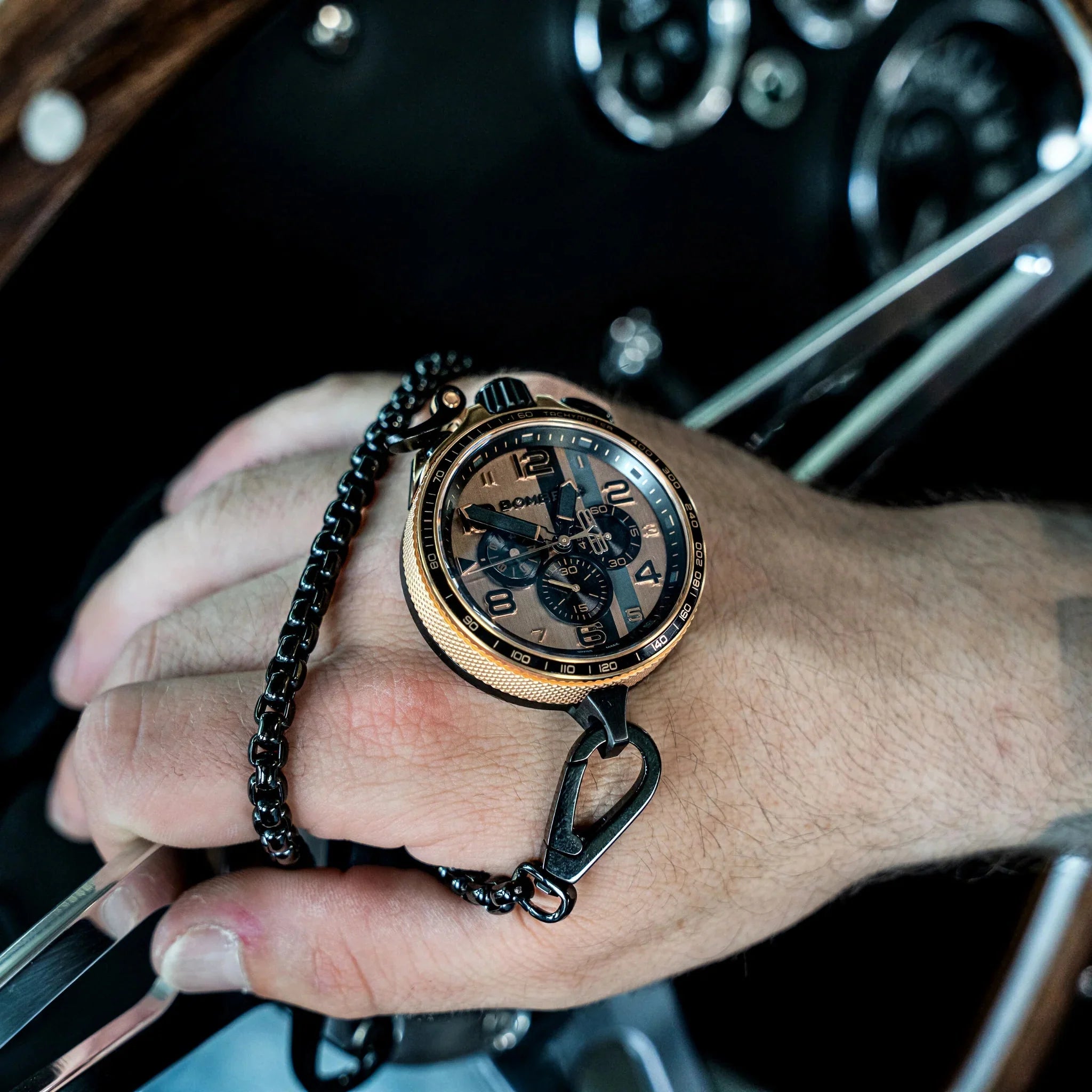 Bomberg SPA Men's Black Watch wholesalehk.shop