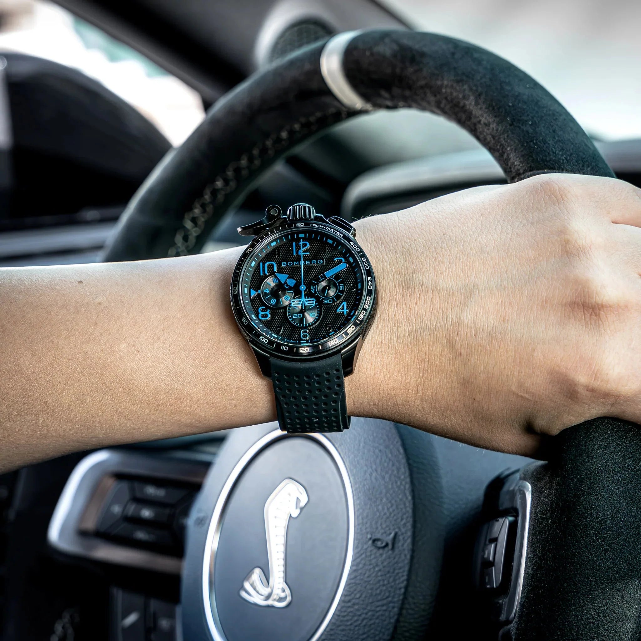 Bomberg Suzuka Men's Black Watch wholesalehk.shop