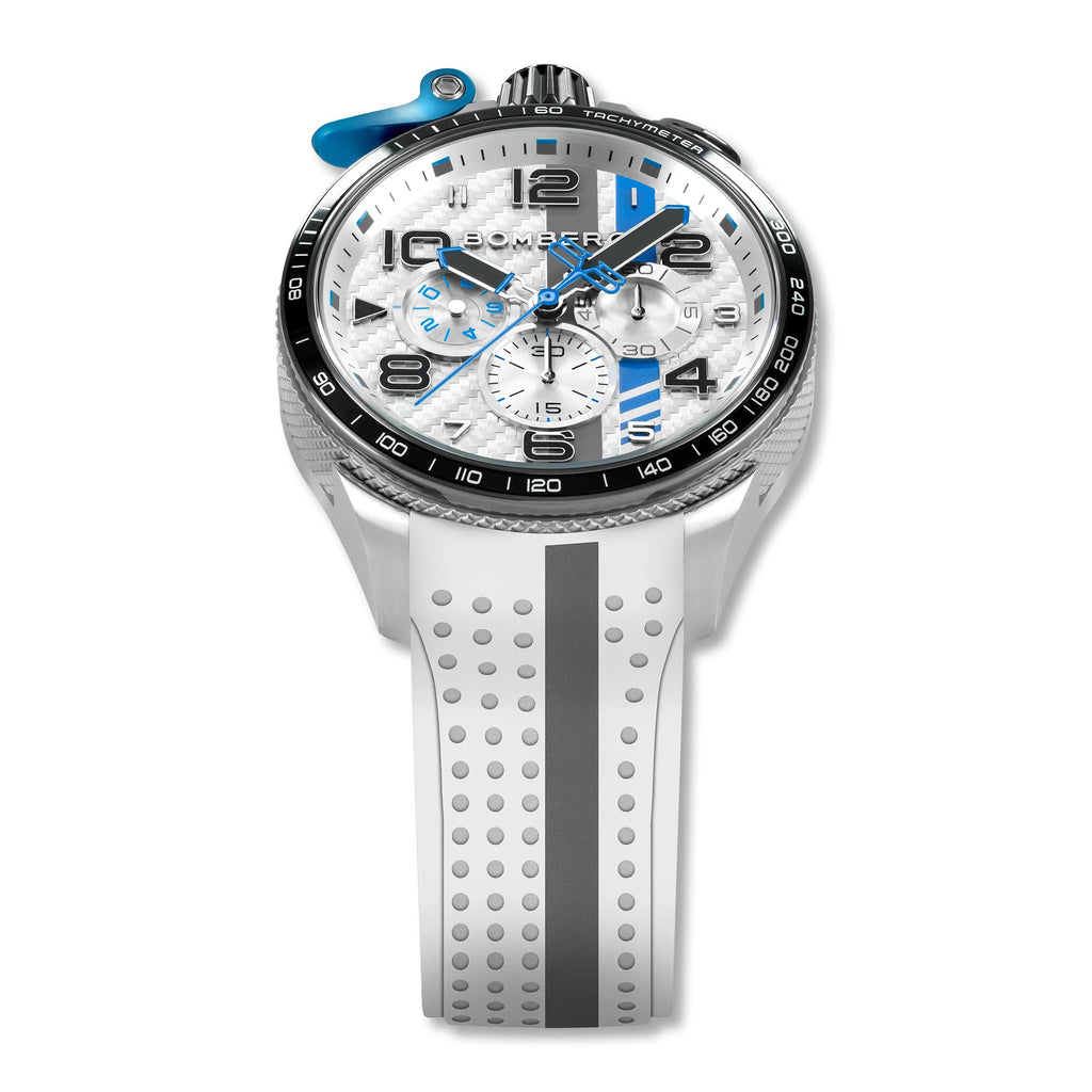Bomberg Yas Marina Men's White Watch wholesalehk.shop