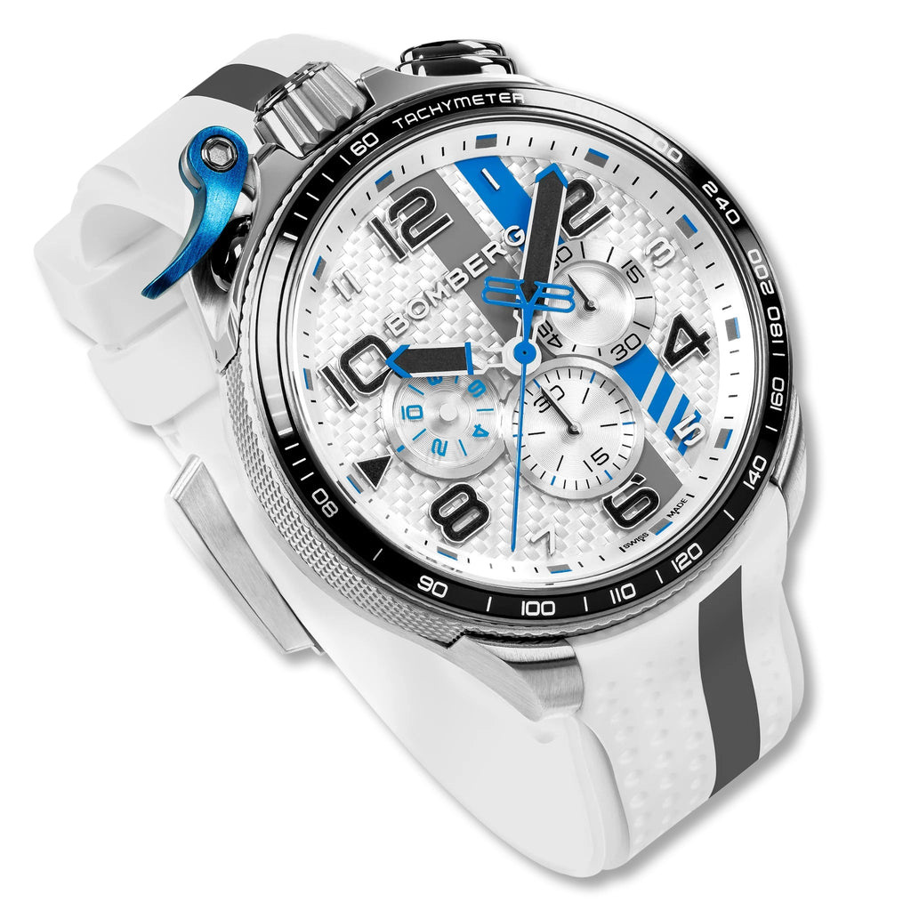 Bomberg Yas Marina Men's White Watch wholesalehk.shop