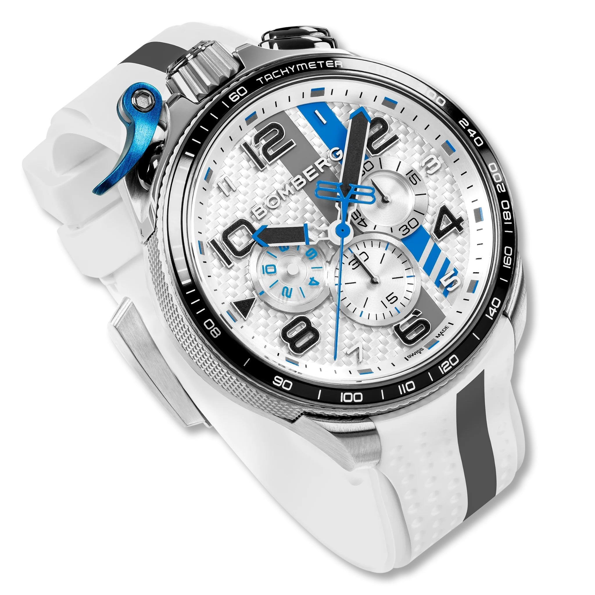 Bomberg Yas Marina Men's White Watch wholesalehk.shop