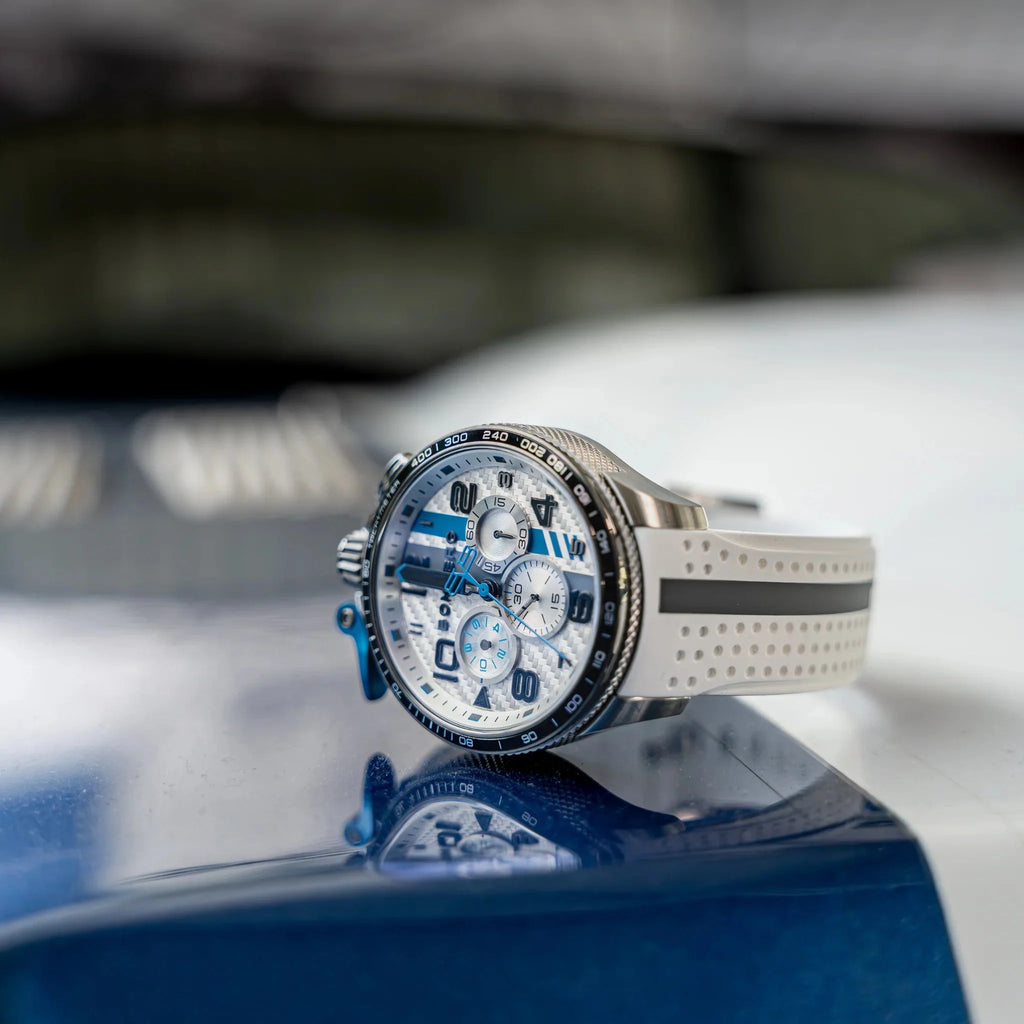 Bomberg Yas Marina Men's White Watch wholesalehk.shop