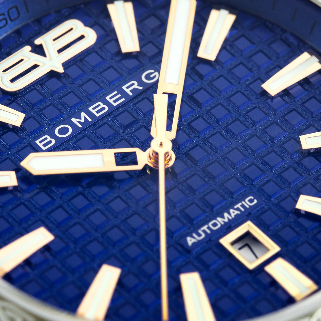 Bomberg Men's Majestic Blue Automatic Watch wholesalehk.shop
