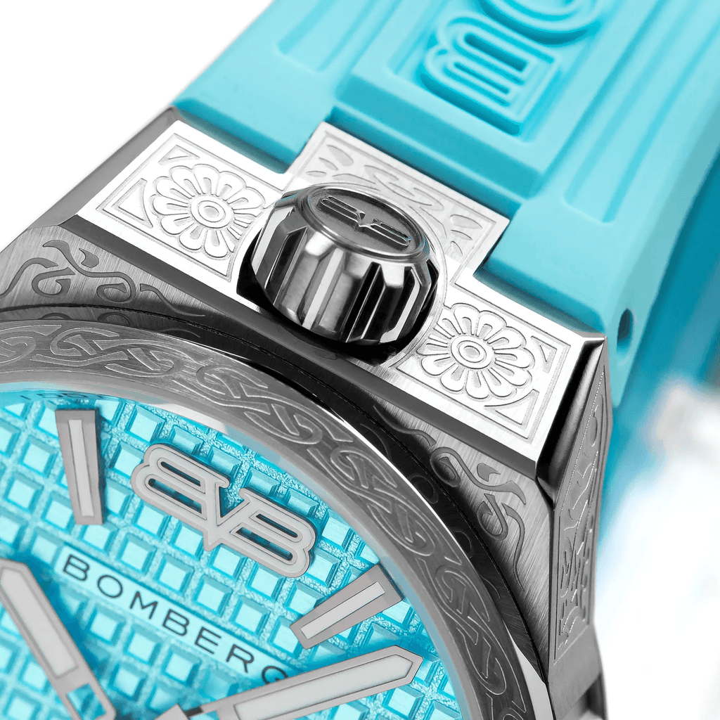 Bomberg Men's Bolt-68 NEO Automatic Teal Lagoon Watch wholesalehk.shop