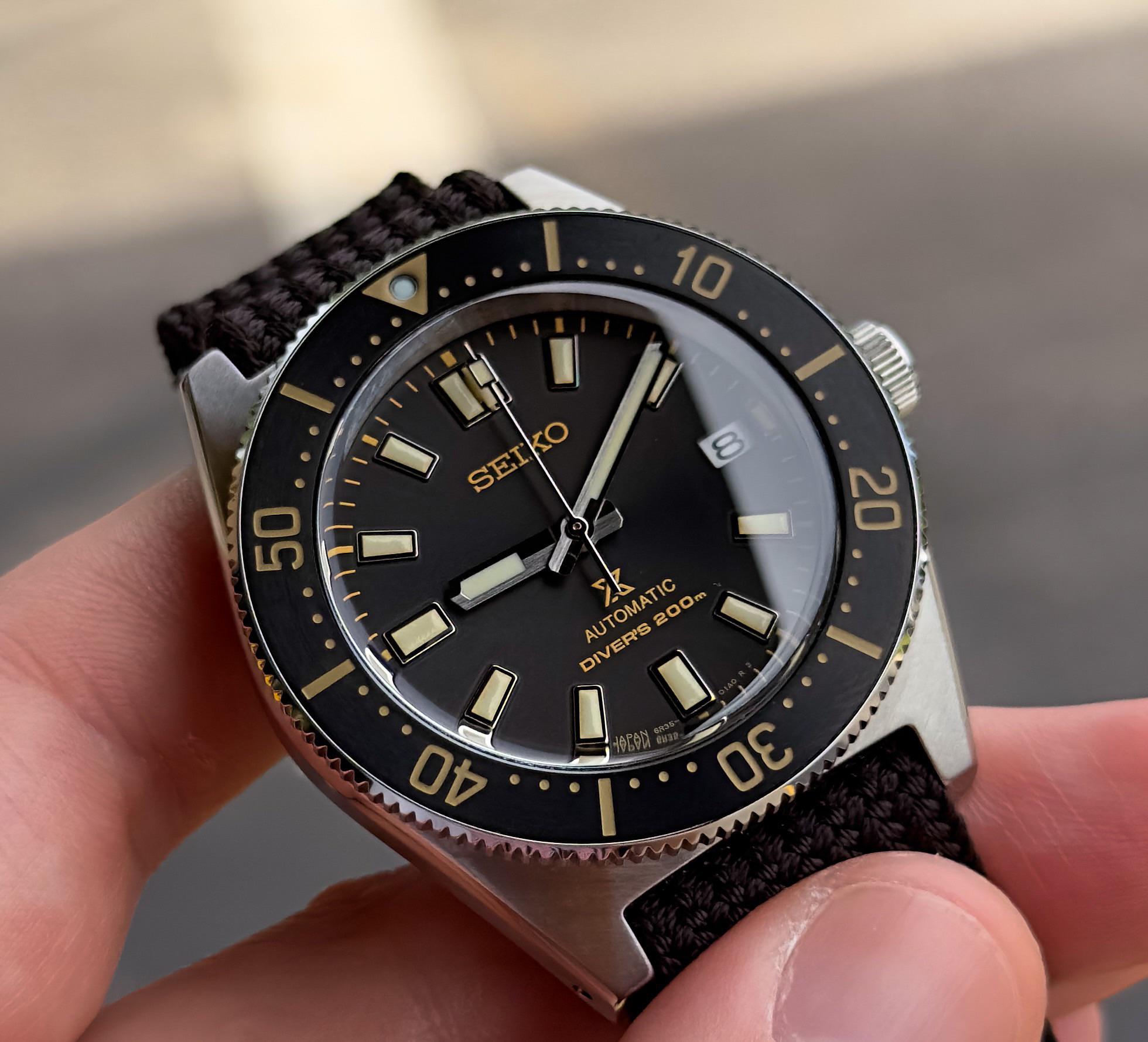 Seiko Prospex 1965 Diver’s Re-Interpretation Automatic Black Dial Brown NATO Strap Watch For Men - SPB239J1 wholesalehk.shop