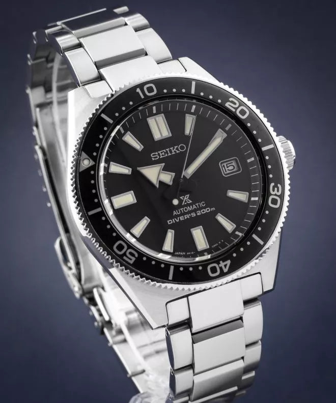 Seiko Prospex Automatic Diver Black Dial Silver Steel Strap Watch For Men - SPB051J1 wholesalehk.shop