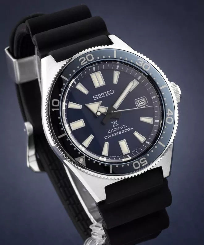 Seiko Prospex Analogue Automatic Diver Blue Dial Black Rubber Strap Watch For Men - SPB053J1 wholesalehk.shop